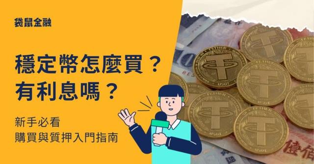 穩定幣怎麼買?有利息嗎?新手必看購買與質押入門指南