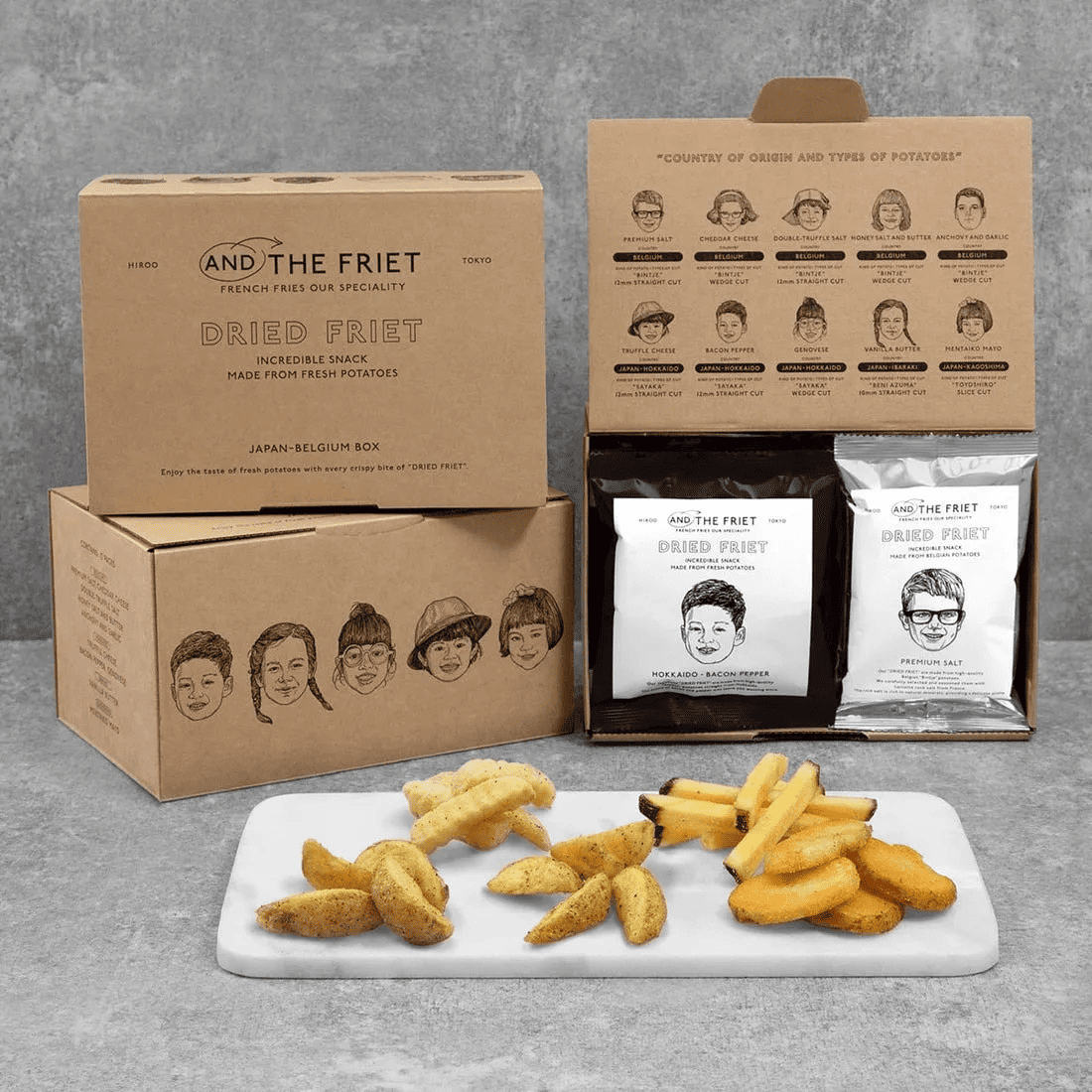 東京零食伴手禮:And The Friet 薯條餅乾