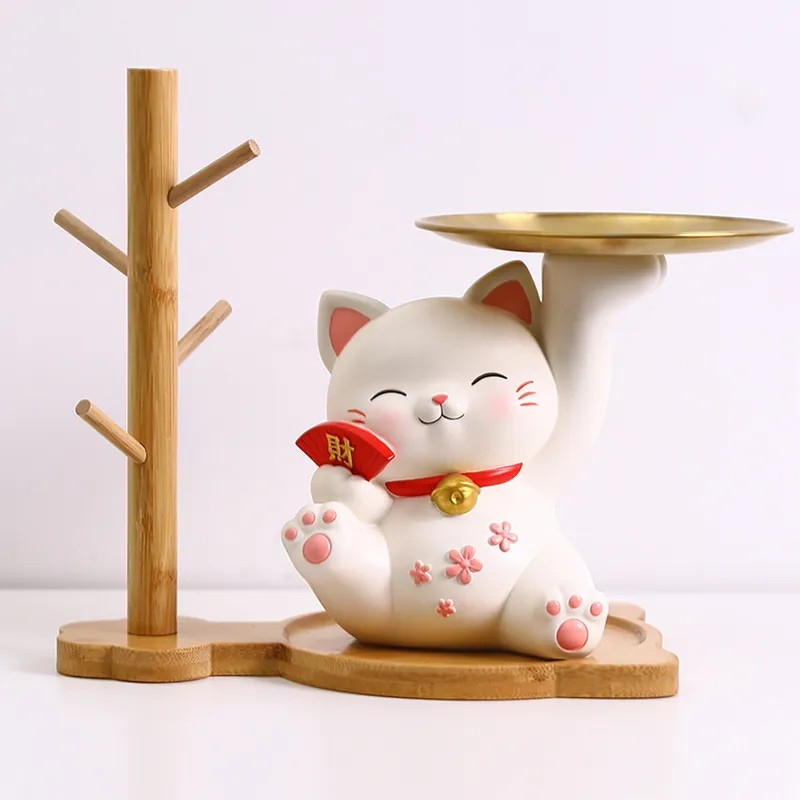 交換禮物推薦:招財貓置物盤